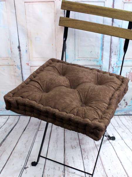 Подушка для сиденья 3D 45x45 Артикул 02-697 Цвет: коричневый
