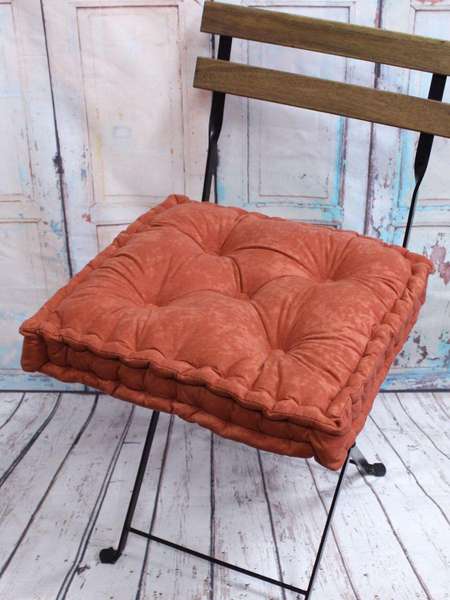 Подушка для сиденья 3D 45x45 Артикул 02-710 Цвет: терракотовый