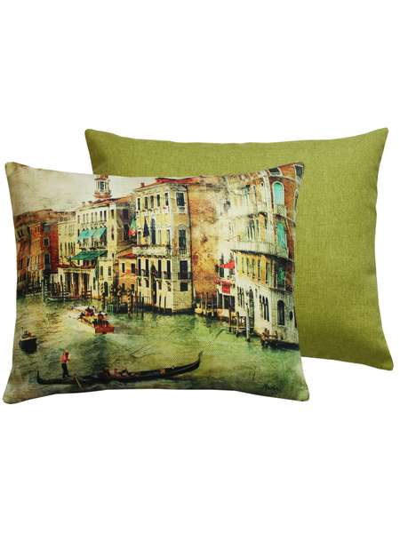 Подушка декоративная TRAVEL 45x35 ГОНДОЛЫ Артикул 08-590 Цвет: Зеленый Палитра: Зеленый