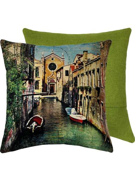 Подушка декоративная TRAVEL 38x38 МОТОРКИ Артикул 08-637 Цвет: Зеленый Палитра: Зеленый