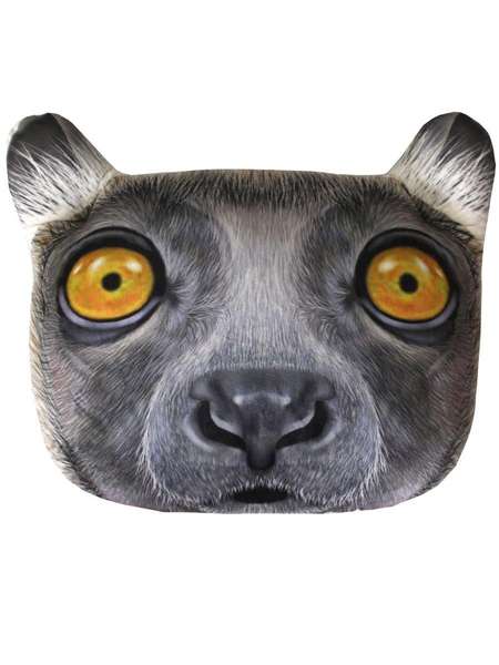 Подушка декоративная ANIMALS 41x38 ЛЕМУР Артикул 15-963 Цвет: Серый