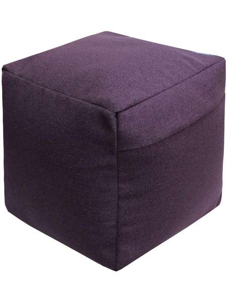 Подушка декоративная POUF  35x35  Артикул 23-074  Цвет: фиолетовый  Палитра: Фиолетовый 