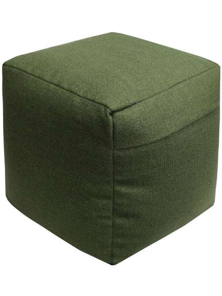 Подушка декоративная POUF  35x35  Артикул 23-104  Цвет: оливковый  Палитра: Зеленый 
