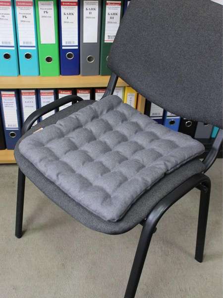 Подушка для сидения ECOLOGY SEAT  40x40  Артикул 25-931  Цвет: серый 