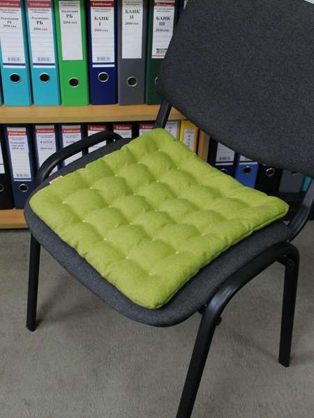 Подушка для сиденья ECOLOGY SEAT  40x40  Артикул 25-962  Цвет: фисташковый 