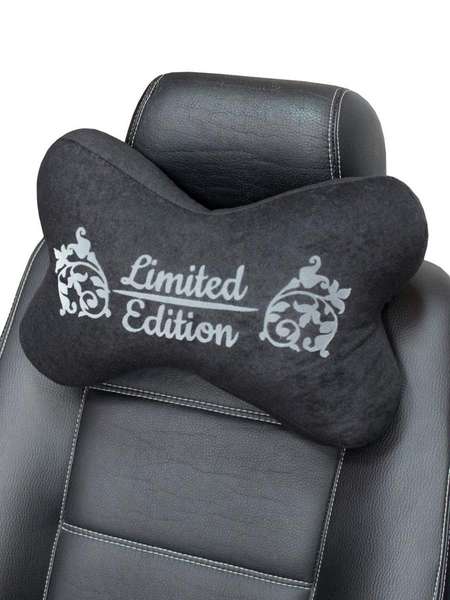 Дополнительный подголовник COMFORT  38x25  КОСТОЧКА  Артикул 26-716  Цвет: Черный  Палитра: Черный 