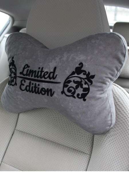 Дополнительный подголовник COMFORT  38x25  КОСТОЧКА  Артикул 26-723  Цвет: Серый  Палитра: Серый 