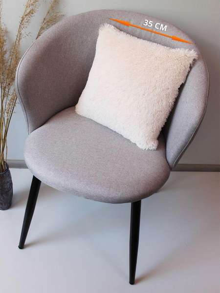 Подушка декоративная PLUSH 35x35 Артикул 29-052 Цвет: Бежевый
