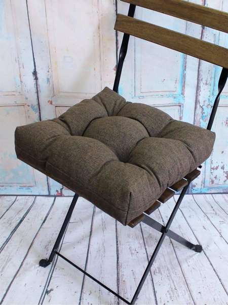 Подушка для сиденья MELANGE 40x40 Артикул 33-165 Цвет: коричневый