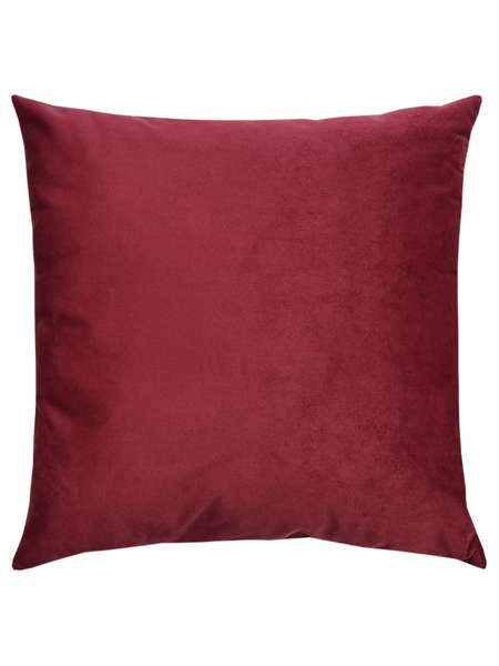 Подушка декоративная VELOURS  35x35  Артикул 34-124  Цвет: бордовый 