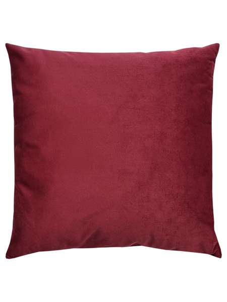 Подушка декоративная VELOURS  45х45  Артикул 37-477  Цвет: бордовый 