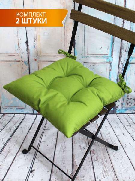 Подушка для сиденья SIMPLEX 42x42 КОМПЛЕКТ 2 ШТ. Артикул 49-173 Цвет: фисташковый