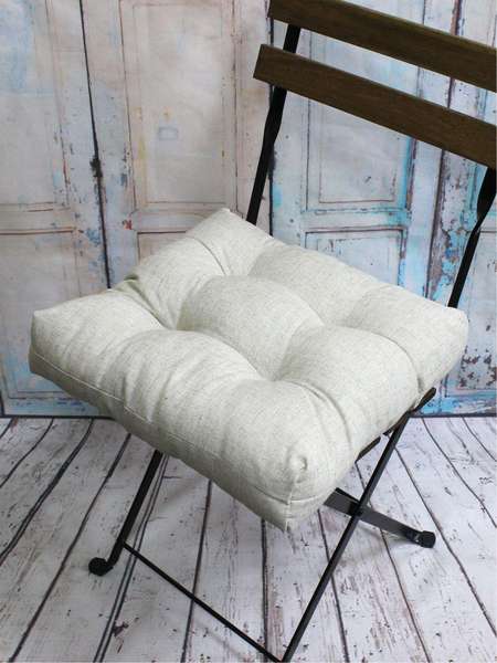 Подушка для сиденья MONOCHROME 42x42 КОМПЛЕКТ 2 ШТ. Артикул 49-340 Цвет: БЕЛЫЙ