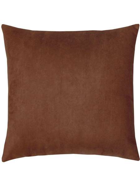 Подушка декоративная ALCANTARA 47x47 Артикул 61-847 Цвет: Темно-коричневый Палитра: Коричневый