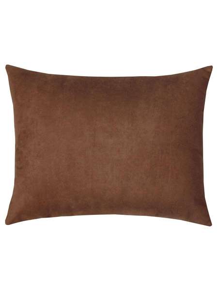 Подушка декоративная ALCANTARA 47x37 Артикул 61-854 Цвет: Темно-коричневый