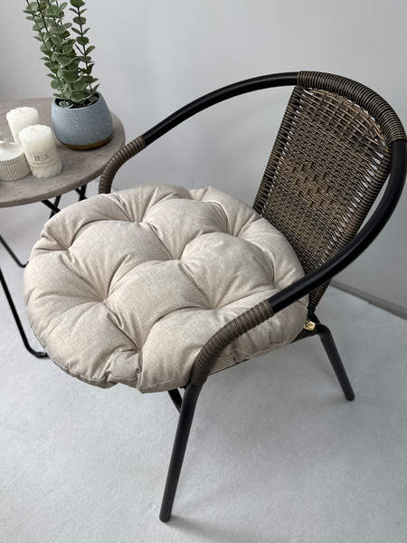 Подушка для сидения LOFOTEN LOUNGE  55x55  Артикул 72-218  Цвет: светло-бежевый  Палитра: Бежевый 