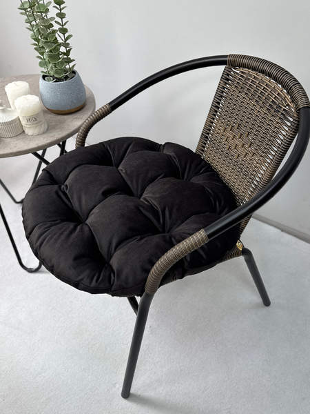 Подушка для сидения LOFOTEN LOUNGE  55x55  Артикул 72-294  Цвет: черный  Палитра: черный 